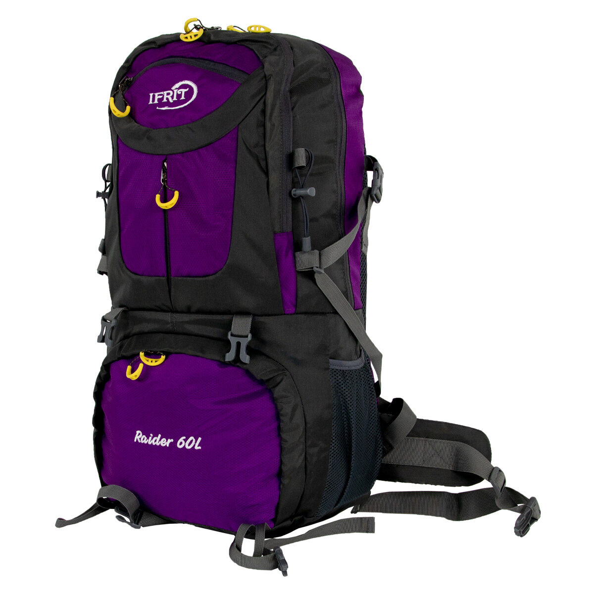 Рюкзак туристический ifrit "raider" 60 л. фиолетовый